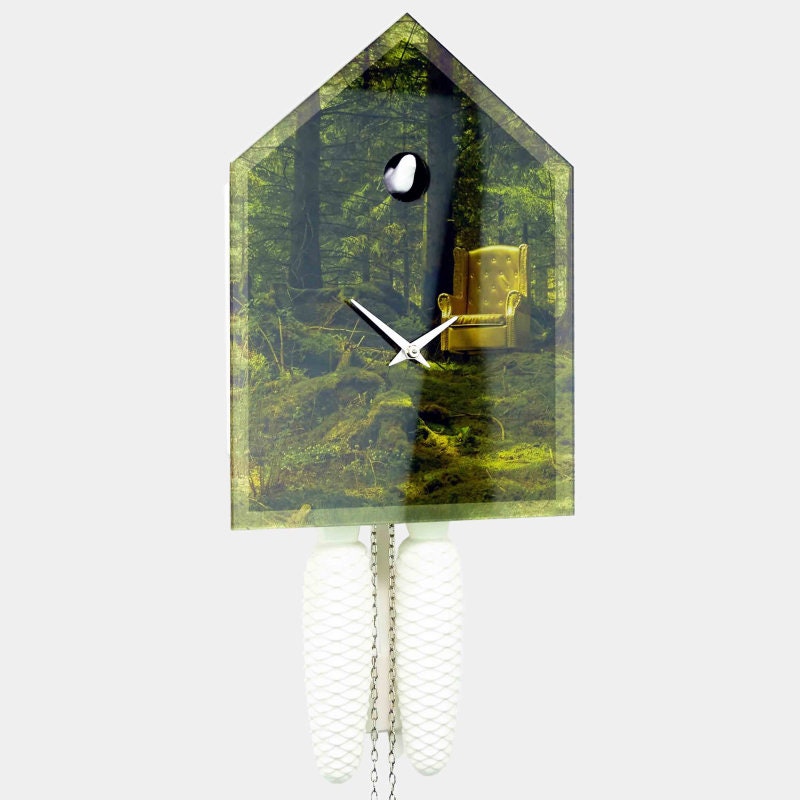 Designer Cuckoo Clock, Handmade Black Forest Cuckoo Clock, Authentic Black Forest Cuckoo Clock. Contemporary Cuckoo Clock, Unique Cuckoo