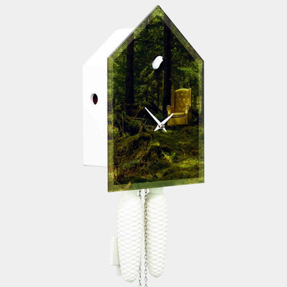 Designer Cuckoo Clock, Handmade Black Forest Cuckoo Clock, Authentic Black Forest Cuckoo Clock. Contemporary Cuckoo Clock, Unique Cuckoo